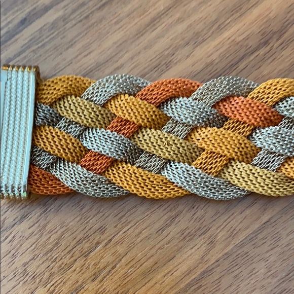 Bracelet gold and orange with magnetic lock - Picture 4 of 5